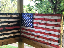 Load image into Gallery viewer, Wooden American Flag Plans
