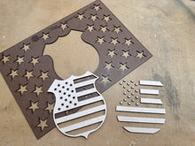 Load image into Gallery viewer, First Responder Badge Templates with Peel-n-Stick PnS Backing