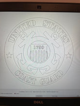 Load image into Gallery viewer, Military Logo Pieces NO Peel-n-Stick PnS Backing