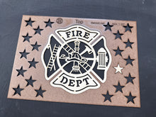 Load image into Gallery viewer, First Responder Badge Templates no PnS Adhesive Backing
