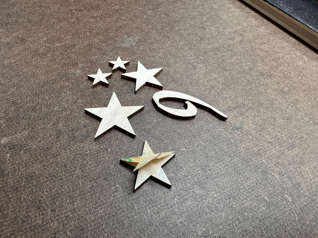 Samples Pack of Peel-n Stick PnS Stars