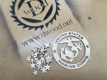 Load image into Gallery viewer, Military Logo Pieces NO Peel-n-Stick PnS Backing
