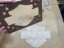 Load image into Gallery viewer, Harley Davidson Flag Template NO Peel-n-Stick PnS Backing
