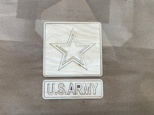 Load image into Gallery viewer, Military Logo Pieces NO Peel-n-Stick PnS Backing

